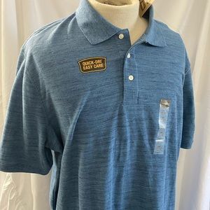 NWT Foundry Light Blue Polo 2XLT